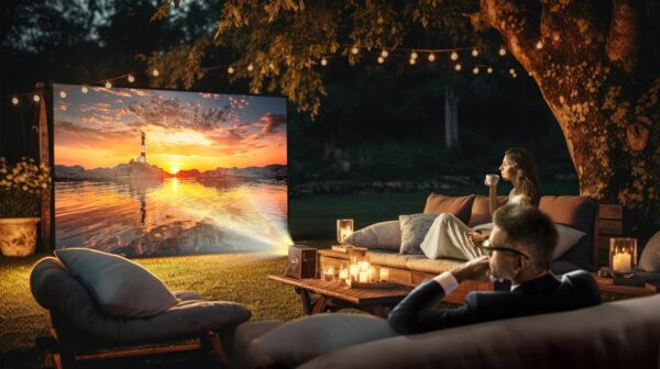 LG CineBeam Q 4K UHD Smart Portable Laser Projector HU710PB - Image 8
